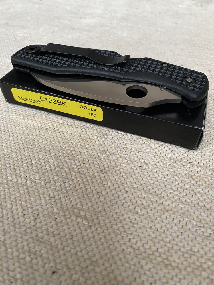 складний ніж Spyderco Matriarch ATS-55 #160 2001 рік Discontinued!