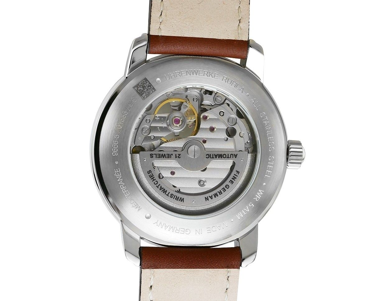 zegarek męski zeppelin mediterranee open heart automatic 9666-5 + box