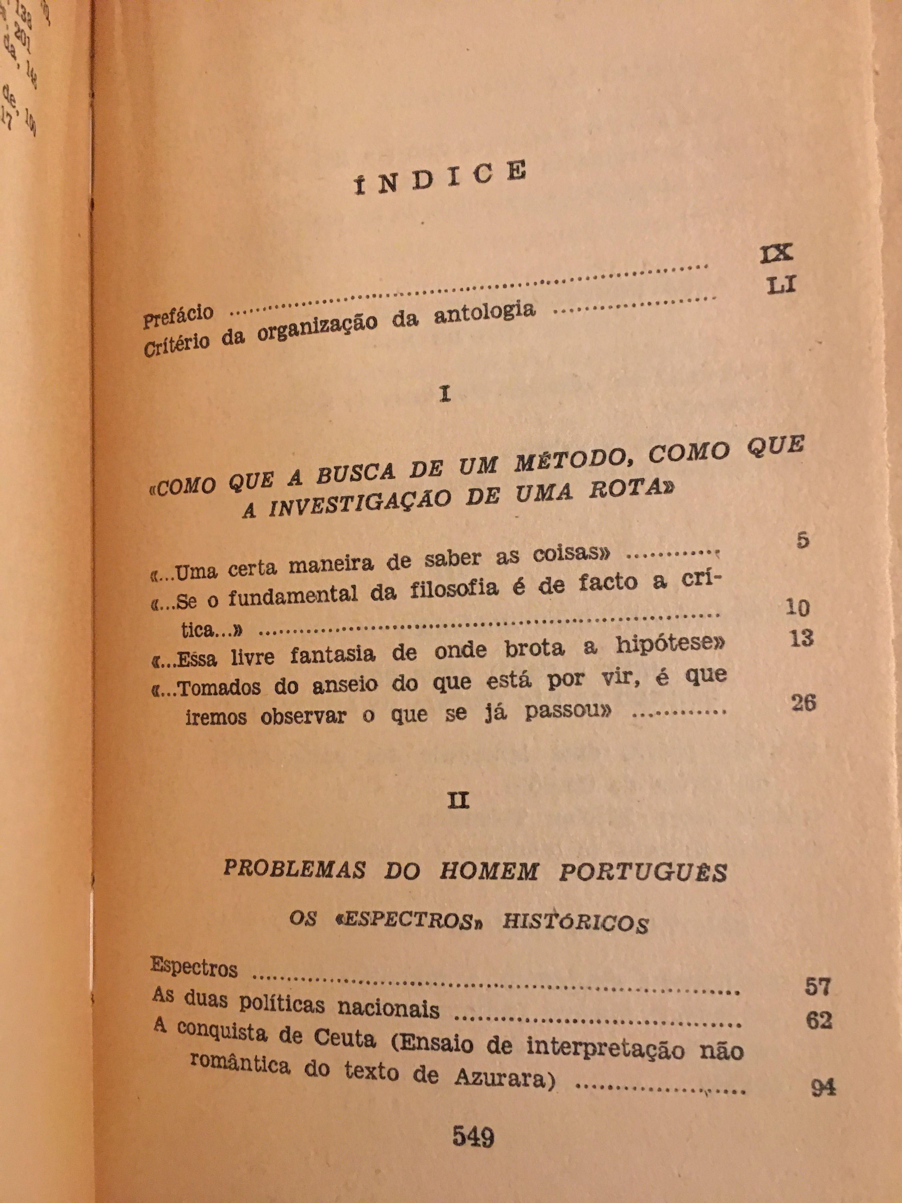 António Sérgio/ Manuel Antunes/ Pires de Lima