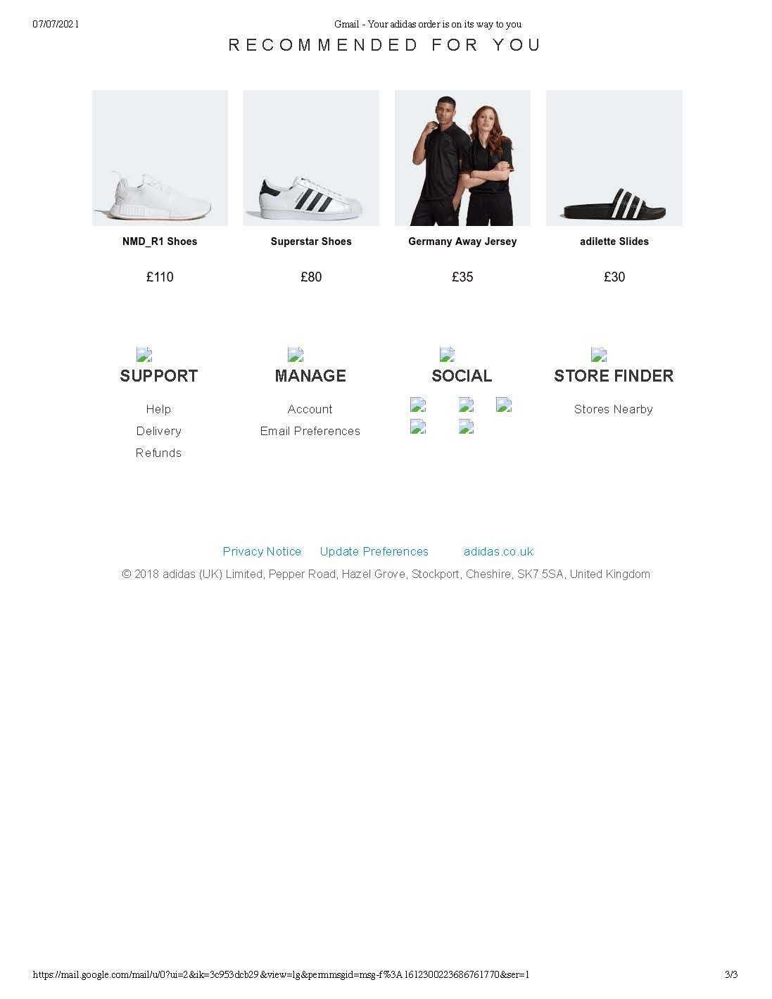 Adidas - Yeezy Boost 350 V2 - Cream/Triple White - 43 1/3