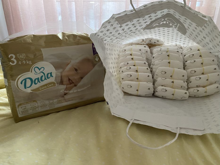 Pampersy Dada 2 bez opakowania + Dada 3