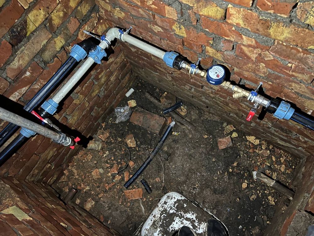 Ремонт-монтаж водопроводу та каналізації, зливна яма(септик)під ключ
