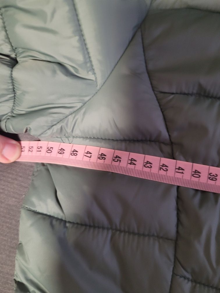 Kurtka płaszcz  pikowany Reserved 40 khaki zielony