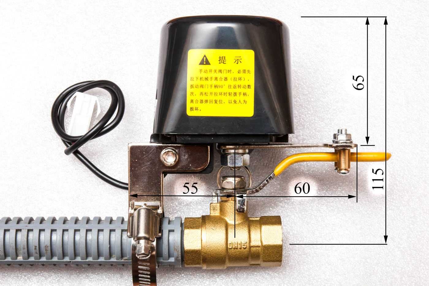 WiFi электропривод шарового крана актуатор DC 12V для DN15/DN20