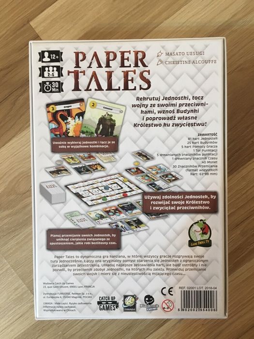Paper Tales Gra planszówka GRATIS (Kup Kilka Przedmiotów=RABAT)