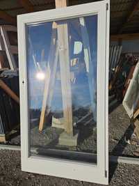 NOWE DRZWI/OKNO Balkonowe Mahoniowe Drewniane 116x210cm