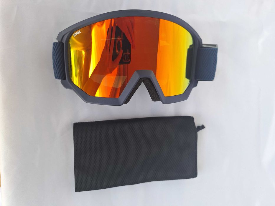 Gogle narciarskie Uvex Athletic CV Navy Mat S2