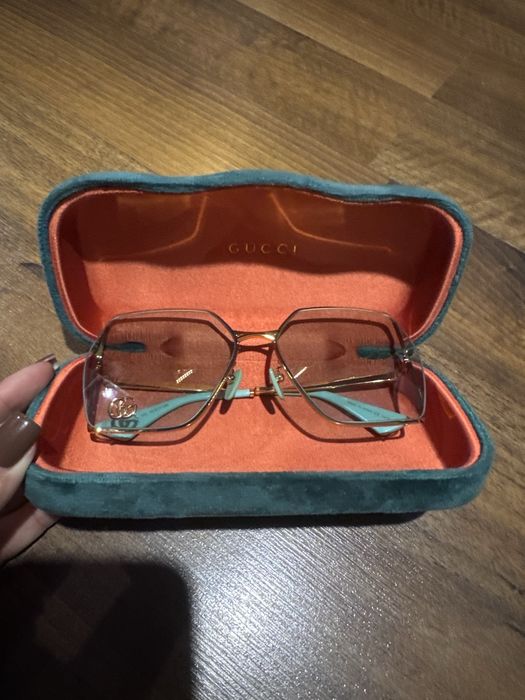 Okulary gucci miętowe