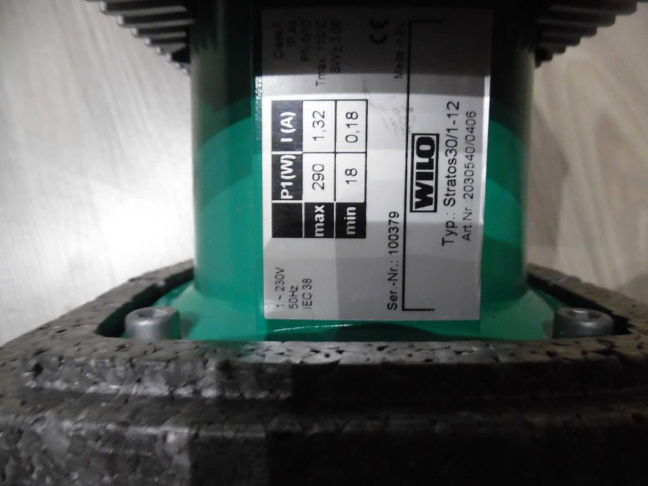 Nowa pompa wilo Stratos 30/1-12