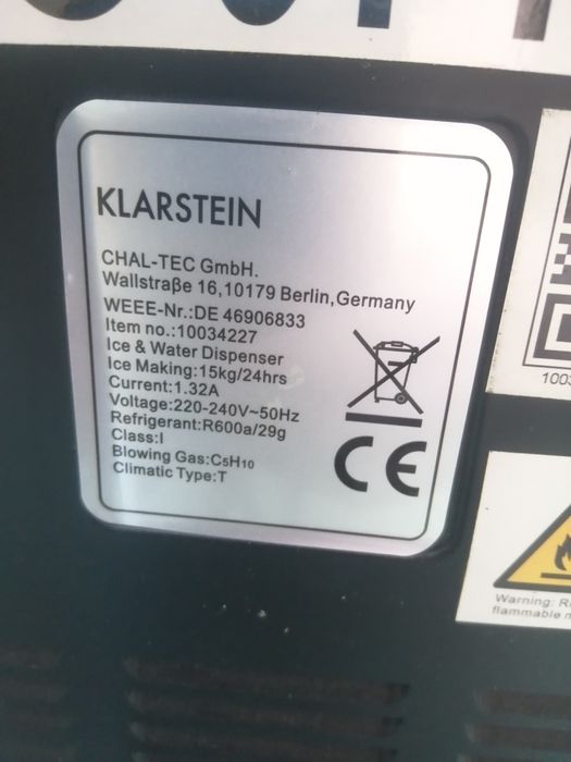 Kostkarka do lodu Klarstein