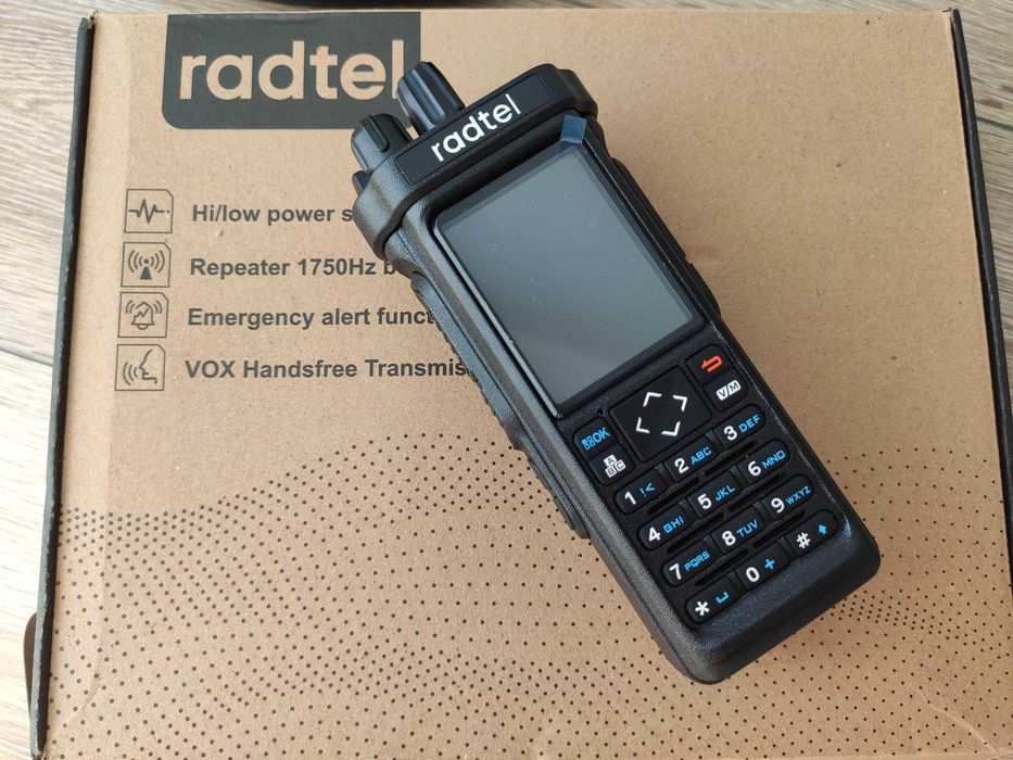 Radiotelefon Radtel RT-950 PRO GPS APRS BT SW MW LW AM CB 27Mhz