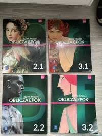 Podręczniki Oblicza Epok 2.1, 2.2, 3.1, 3.2