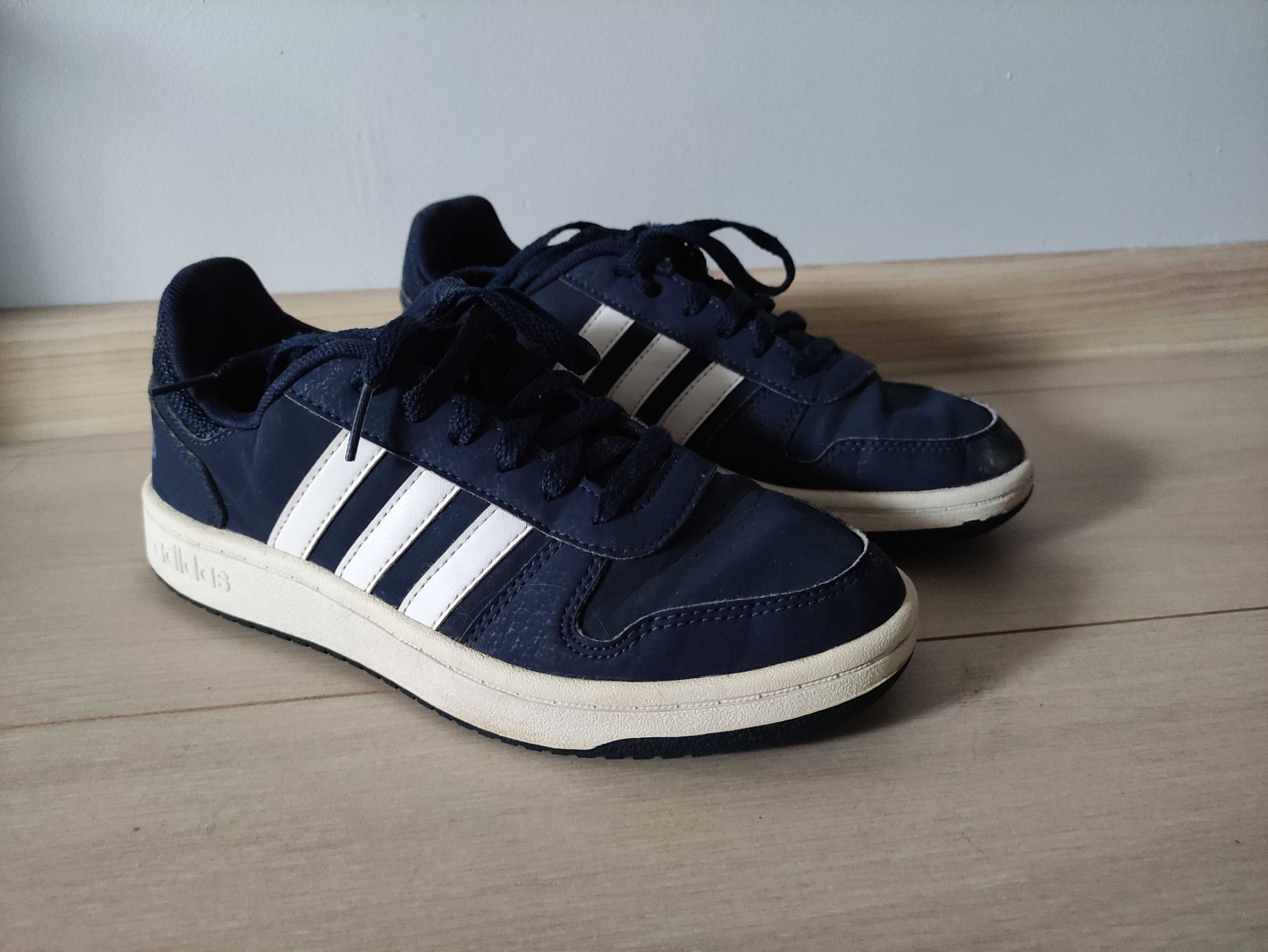 Adidasy granatowe/buty sportowe chłopięce Adidas, rozmiar 38 ²/³