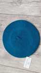 Grace focus fashion szmaragdowy ocean blue beret wełniany nowy