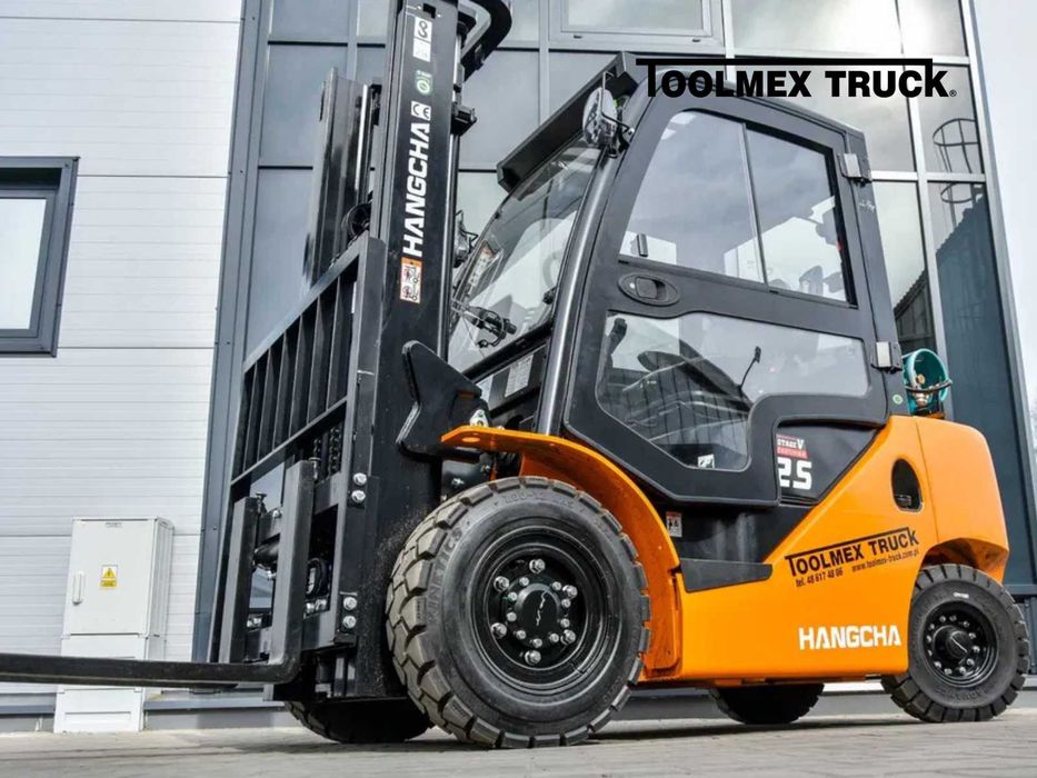 Wózek widłowy LPG Hangcha 2500 kg + KABINA