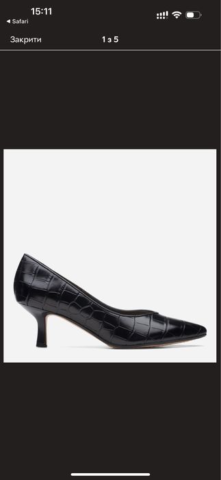 Туфлі Clarks , EUR 37, 23 см