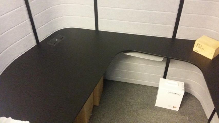 biurko ścianki akustyczne \ vitra workbay