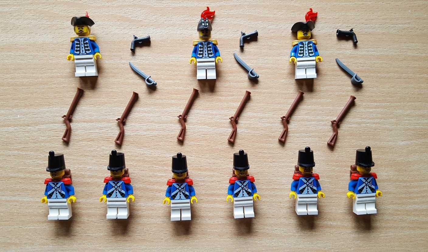 LEGO żołnierze 9 sztuk minifigurka pirates 10320, 21322, 31109 NOWE
