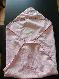 Ręcznik z kapturkiem różowy