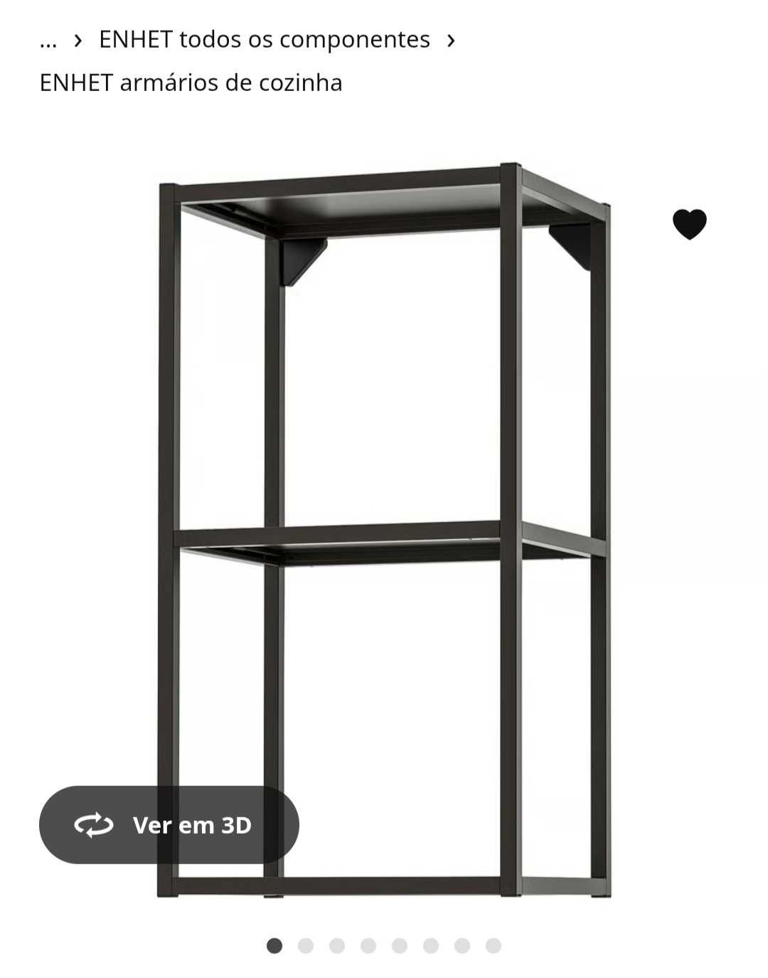 Estantes de parede IKEA EHNET