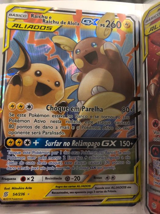 Cartas pokemon como novas
