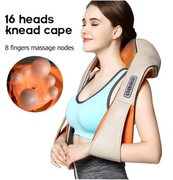 Массажер роликовый для шеи и спины Massager of Neck Kneading