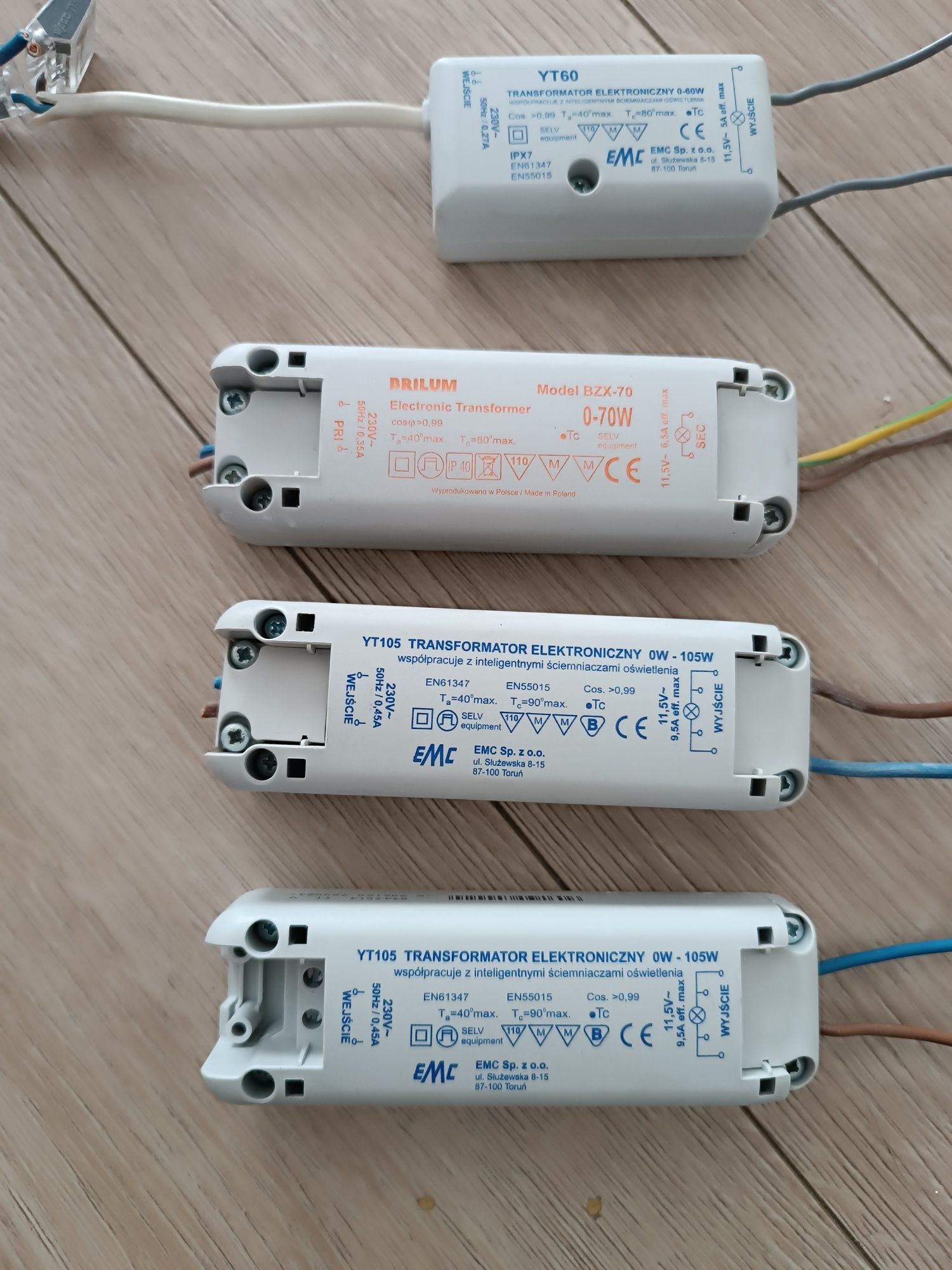 Transformatory elektroniczne 70-105w