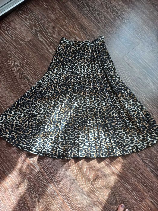 Юбка, міді, плісіровка