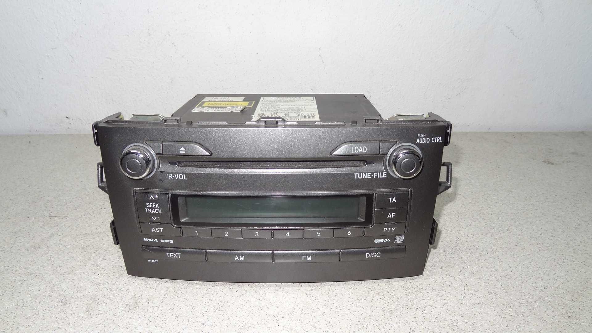 Toyota auris I radio cd 86120 - 02570