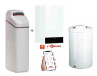 Pakiet kocioł gazowy Viessmann 25KW +100L + stacja Aquastilla 25 PROMO