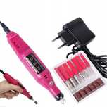 FREZARKA DO PAZNOKCI do manicure pedicure + zestaw frezów a