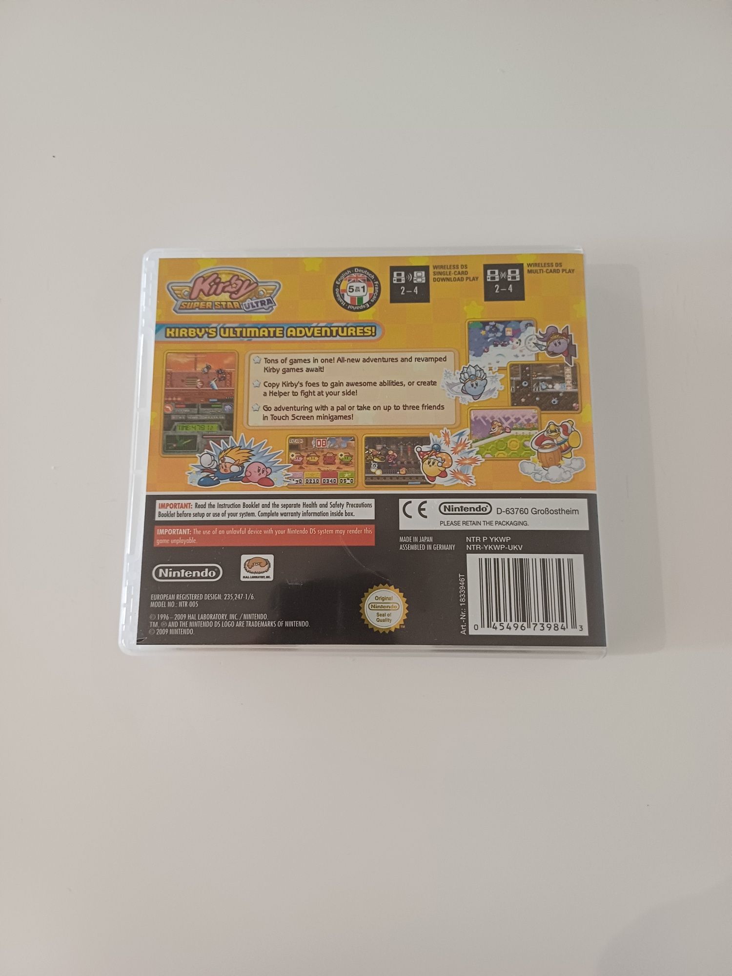 Kirby Superstar Ultra Nintendo DS Oryginalna