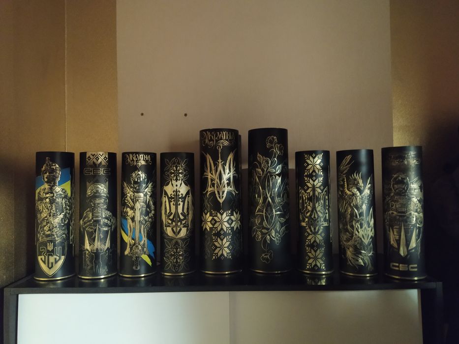 Гільза сувенір 105,122 ручна робота на подарунок,аукціон колекціонуван