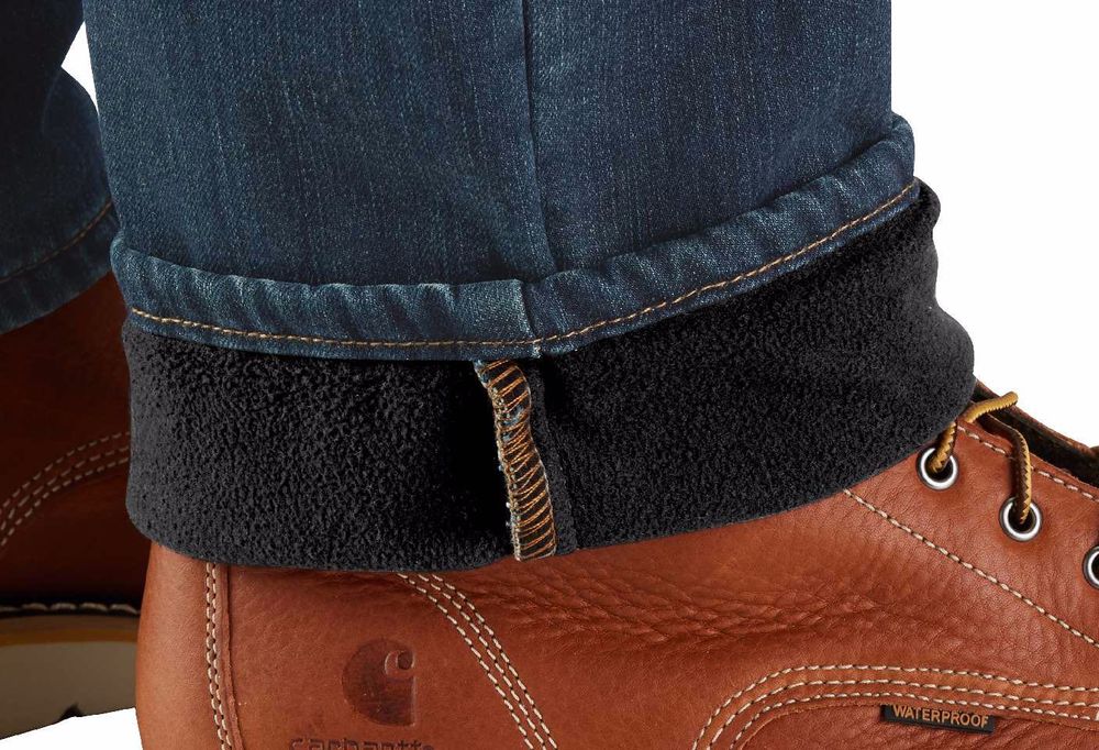 Джинси з фліс-підкладкою 5 кишень Carhartt 104939