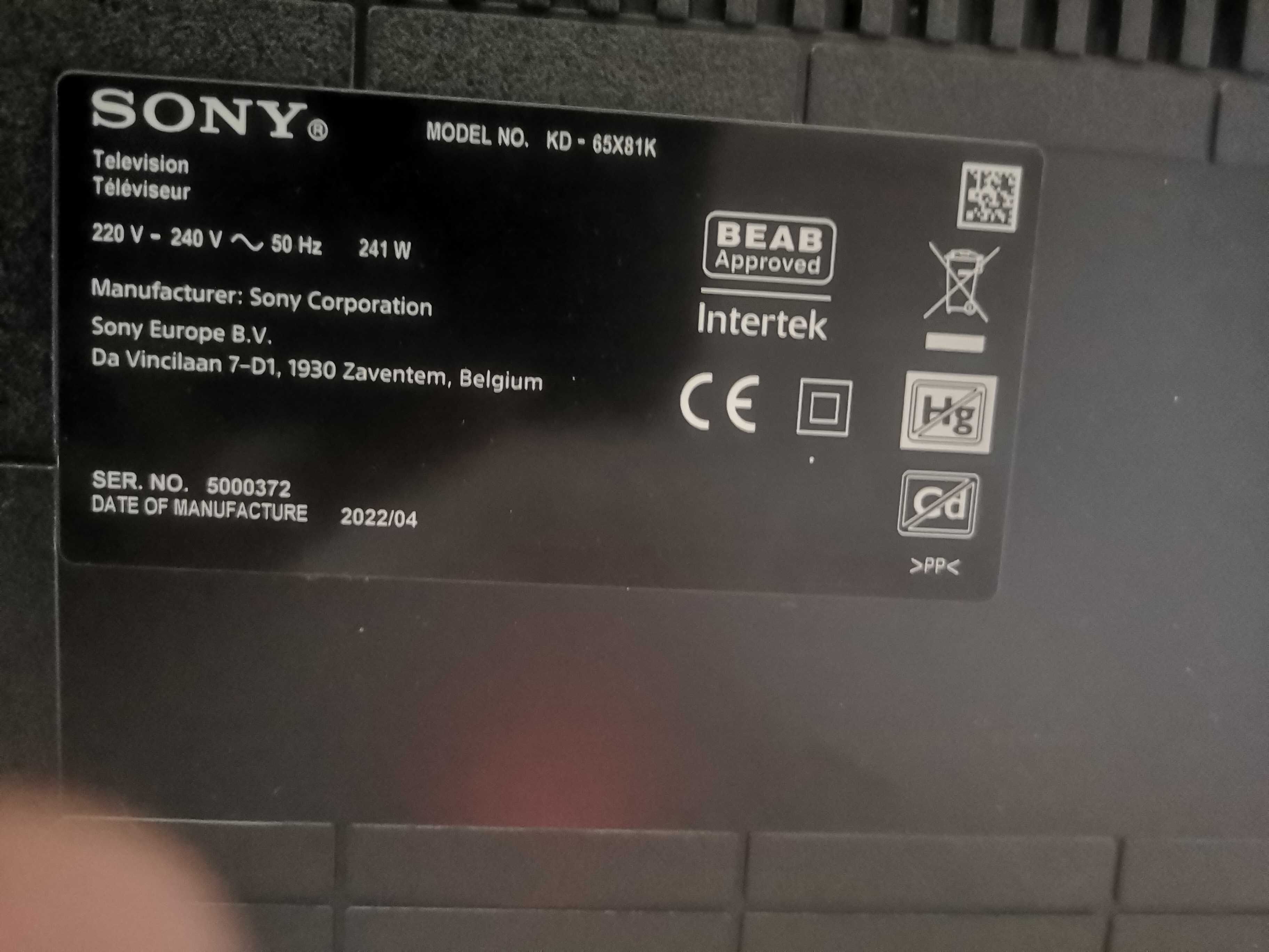 Telewizor Sony Bravia KD-65x81K