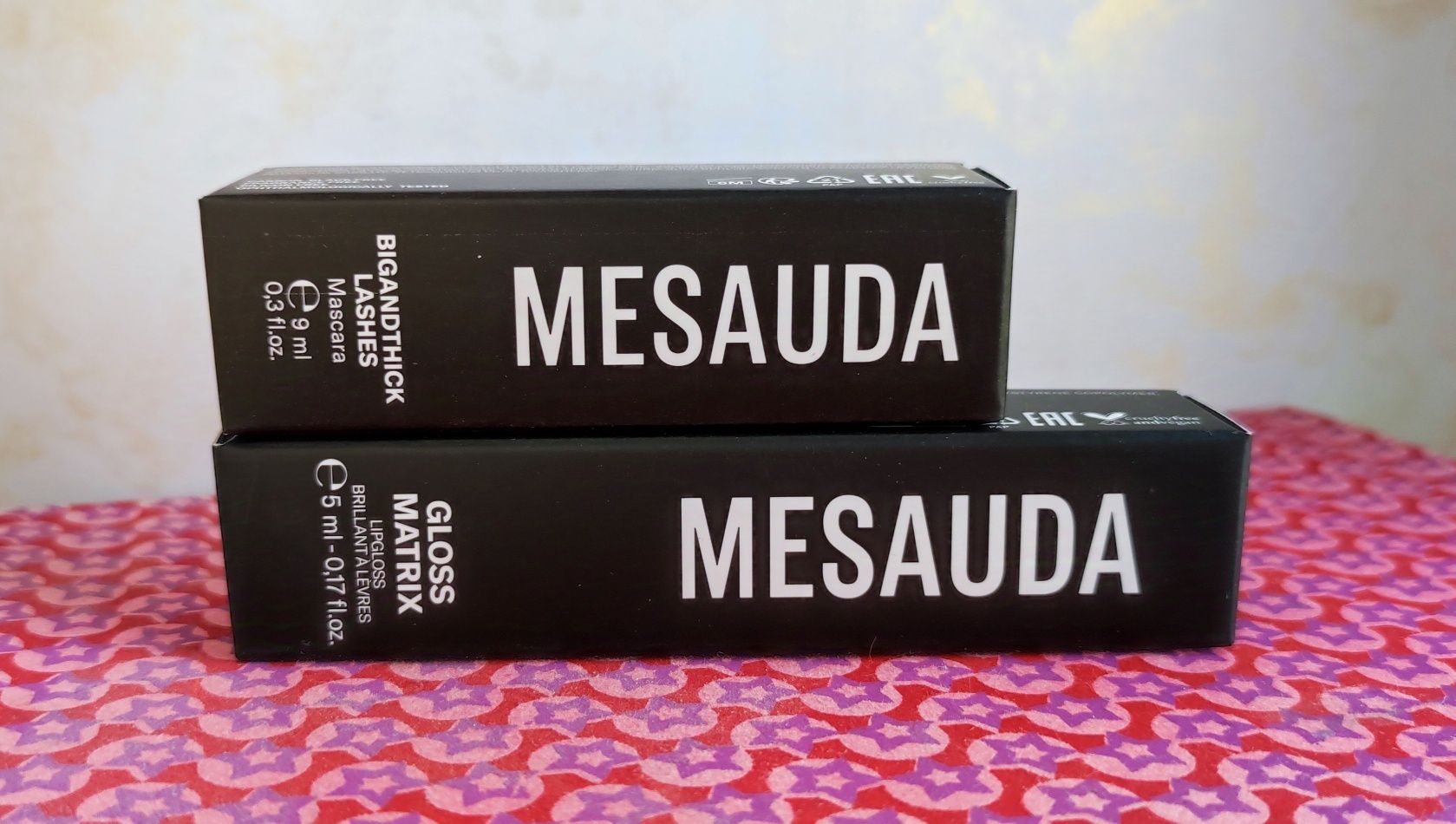 Zestaw MESAUDA błyszczyk i tusz Nowe