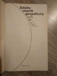 "Szkolny słownik geograficzny" Jan Flis