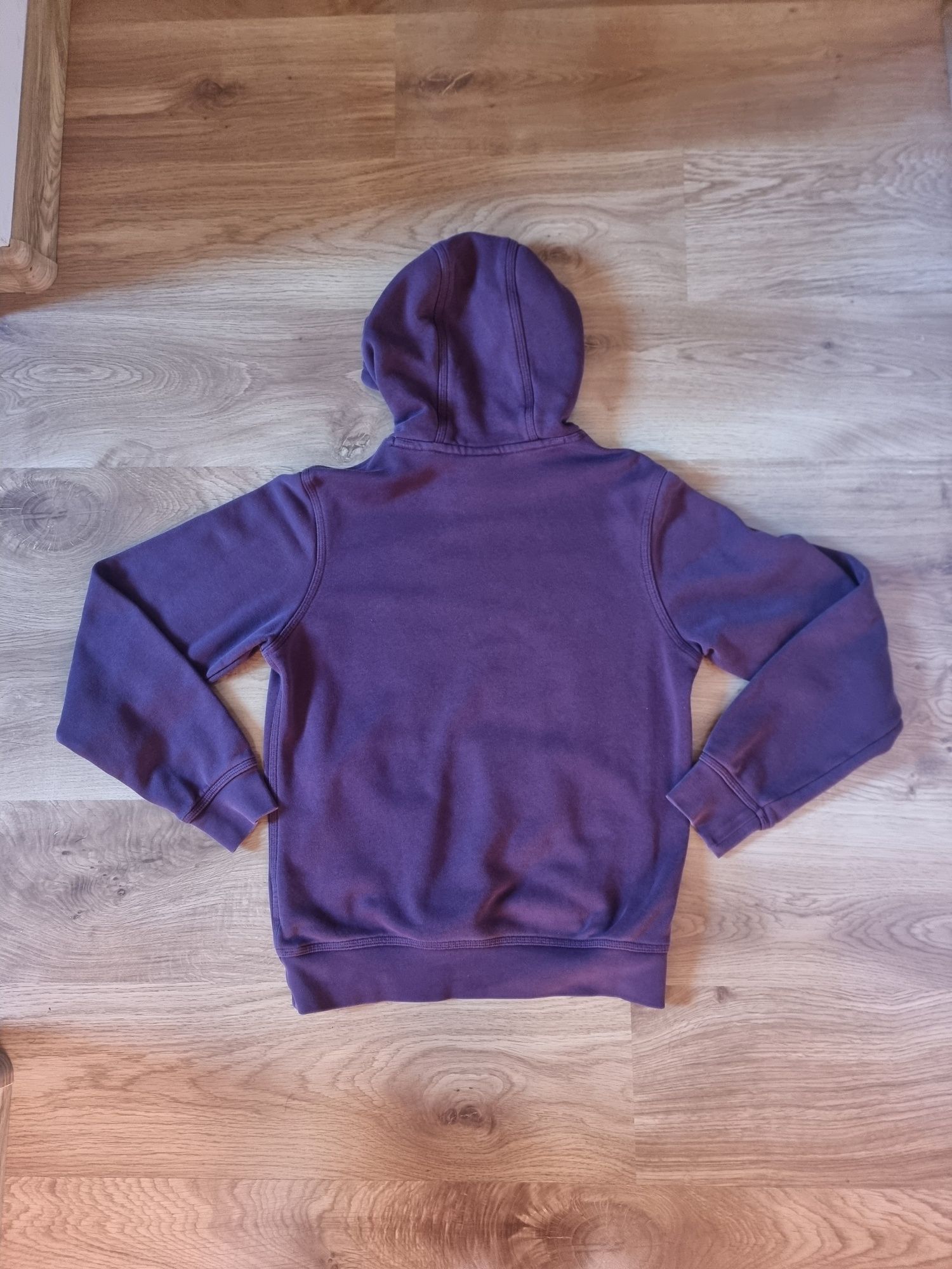 Bluza nike z kapturem bordowy/burakowy kolor r.S