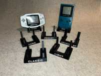 Zestaw 7 podstawek Gameboy Classic, Color, Advance, Pocket, Micro