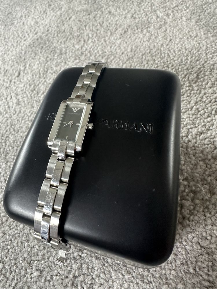 Relógio prateado Emporio Armani