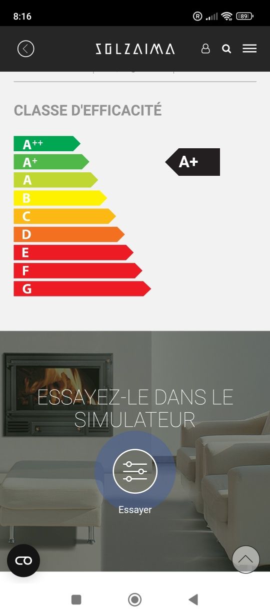 Aquecimento a lanha solzaima ventilada