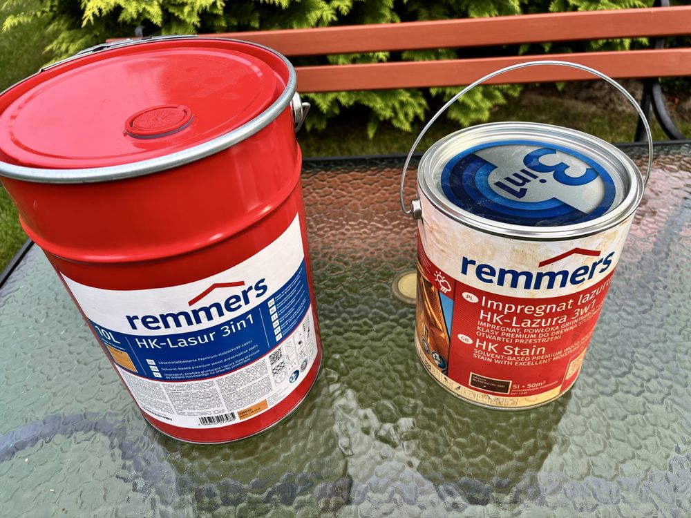 Remmers Impregnat HK- Lasur 3w1 drewno PINIA, 10 Litrów