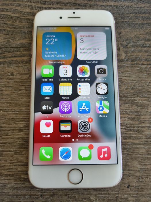 iPhone 6s em Rosa