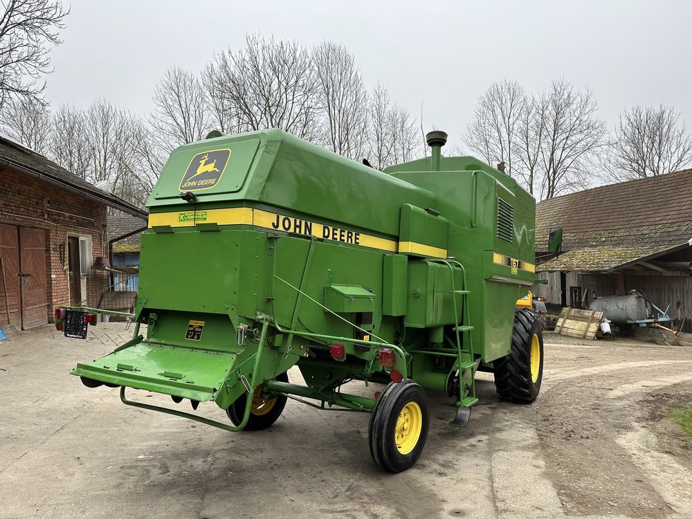 Kombajn John Deere 1055 / 1157 + kosa do rzepaku + kamera z Austrii