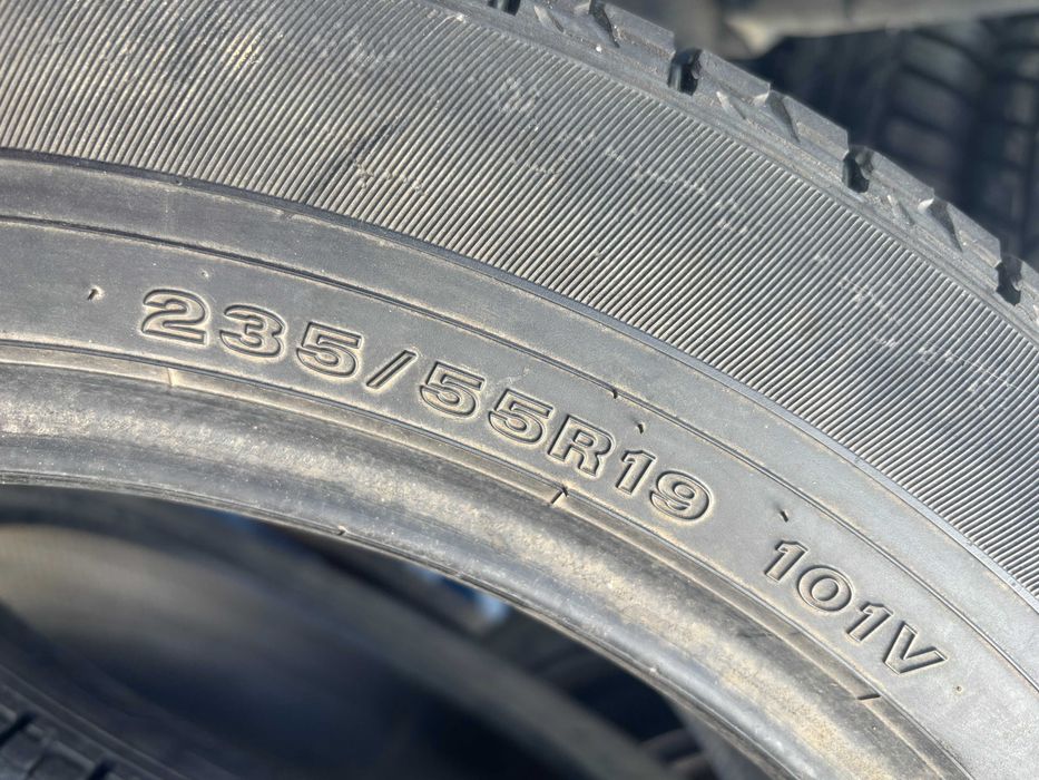 235-55-R19 DUNLOP  4 штуки комплект летней резины GERMANY 2022