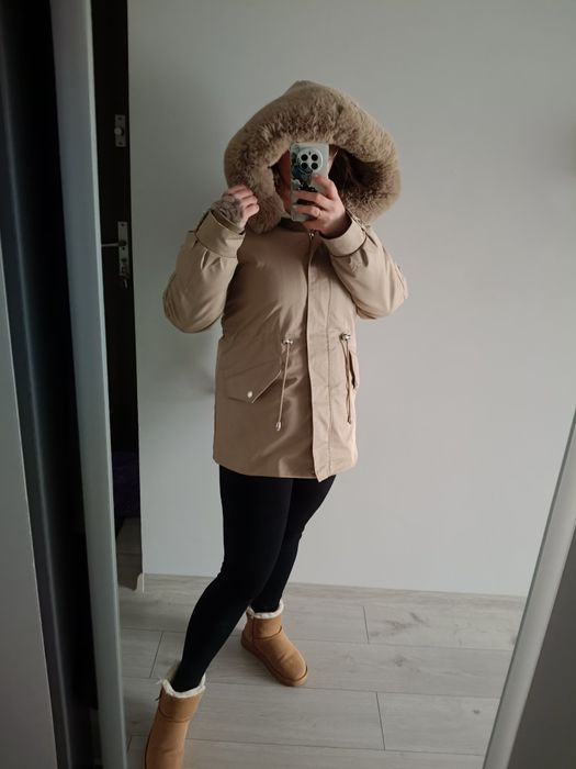 Kurtka parka na zimę, wiosnę i jesień