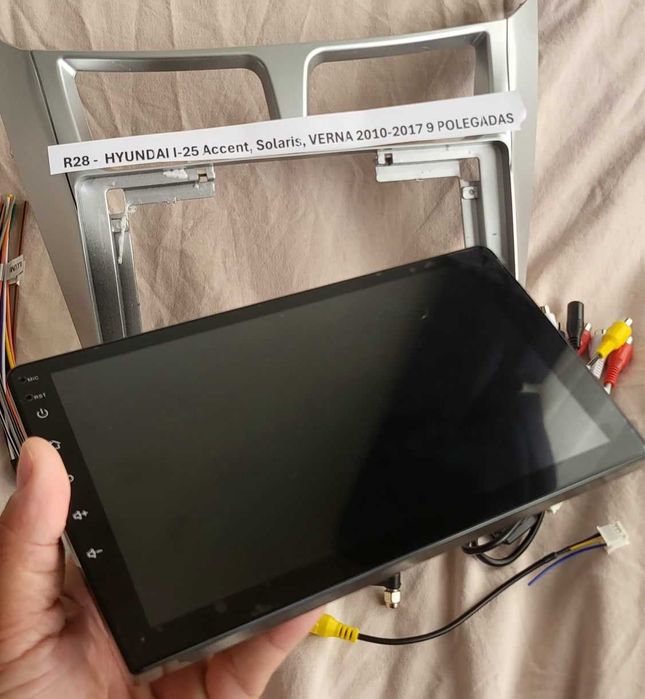 R28 - Auto Rádios HYUNDAI I-25 Accent Solaris VERNA 10 a 17 9`android