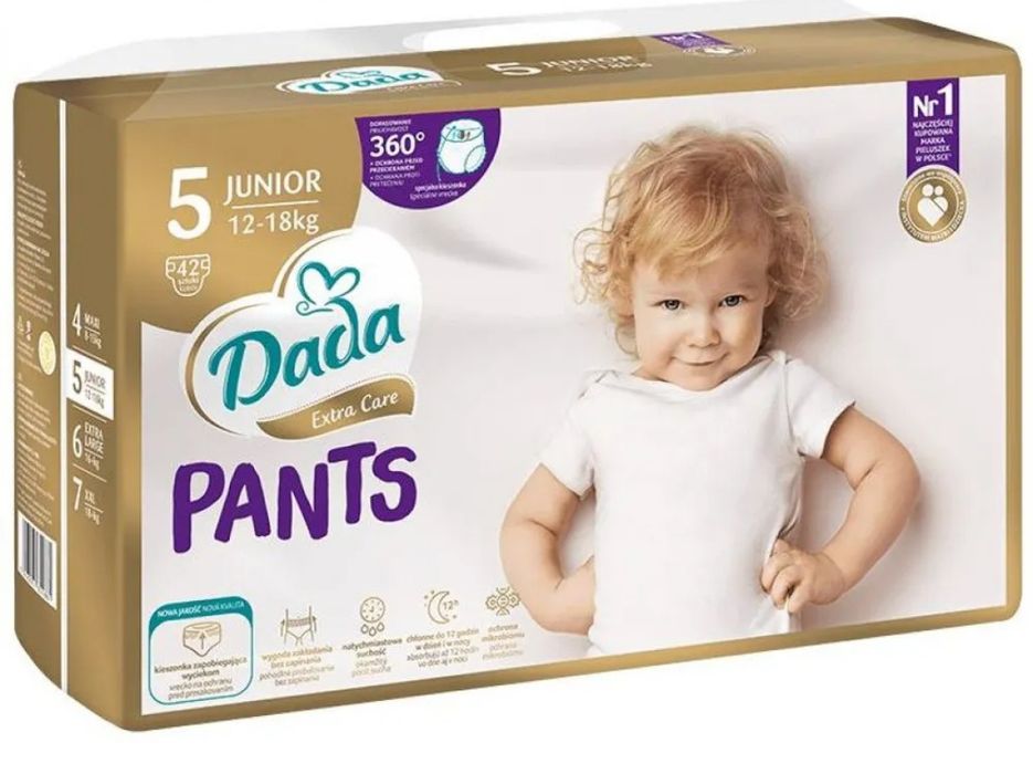 Нова ЗБІЛЬШЕНА упаковка!!! Підгузник трусиками Dada care. Ціна 336 грн