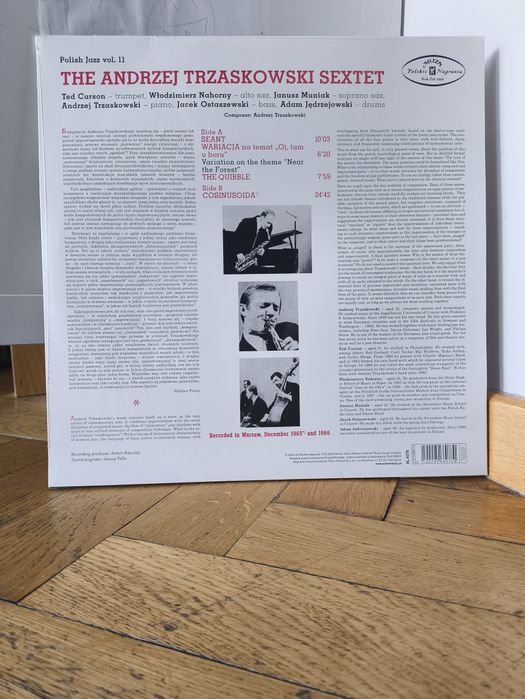 Andrzej Trzaskowski Sextet Seant - Polish Jazz Series vol. 11
