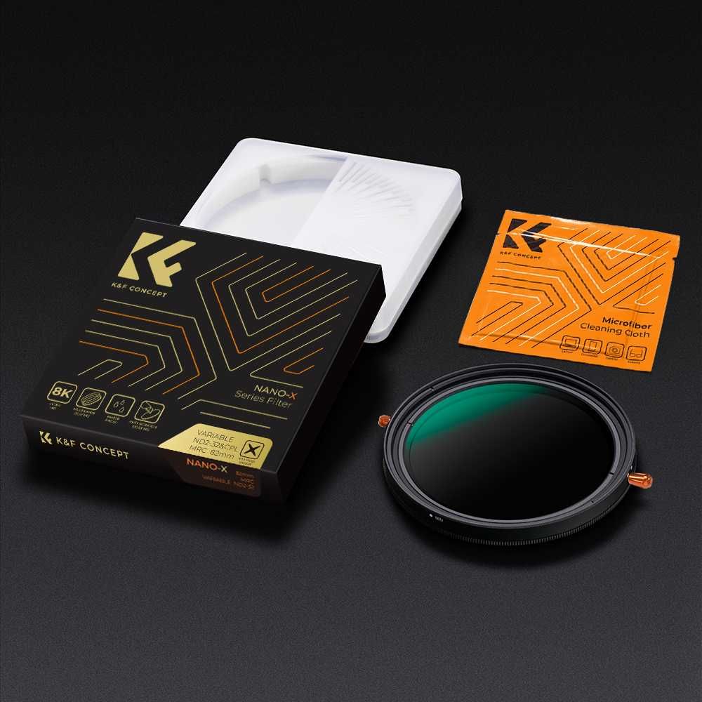 Світлофільтр K&F Concept MCUV, CPL, MRC CPL, ND, CPL+ND 11 видів+кейс